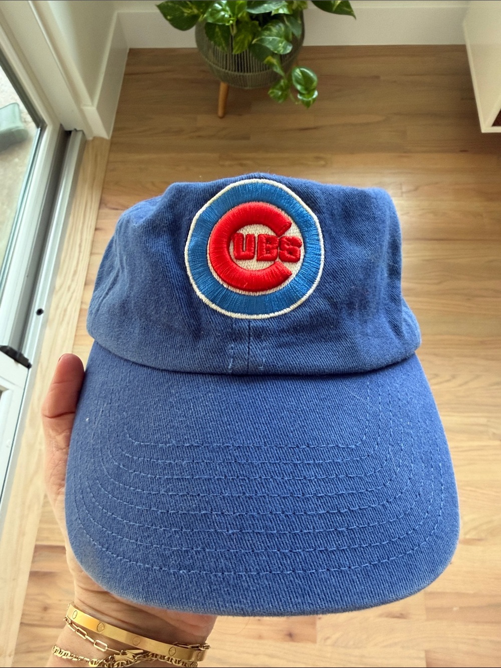 Vintage Chicago Cubs MLB Blue Baseball Cap – Made in USA – Adjustable